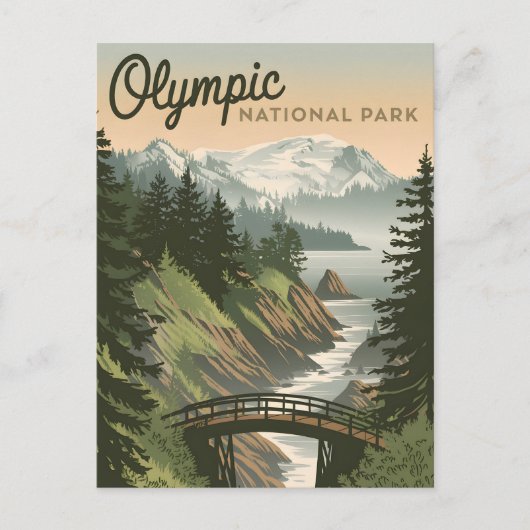  nationaal olympisch park briefkaart (Voorkant)