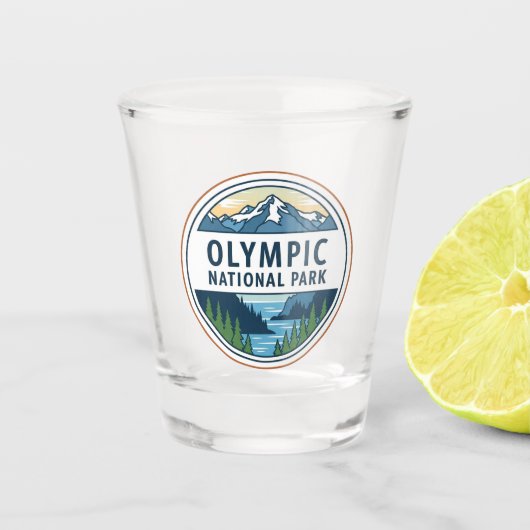 Nationaal Olympisch Park Washington Shot Glas (Voorkant)