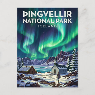 Nationaal Park Þingvellir IJsland Briefkaart