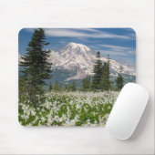 Nationaal park 1 voor de berg Rainier Muismat (Met muis)