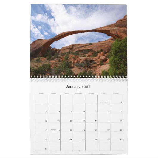 Nationaal Park 2009 Arches Kalender (Jan 2027)
