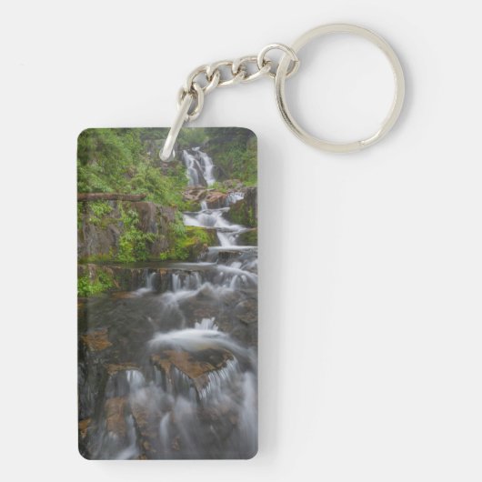 Nationaal Park 2 van de berg Rainier Sleutelhanger (achterkant)