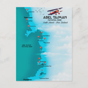 Nationaal park Abel Tasman Briefkaart