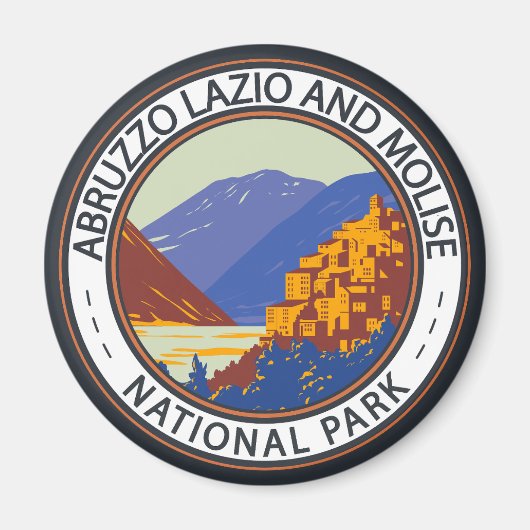 Nationaal park Abruzzo, Lazio en Molise Italië Magneet (Voorkant)
