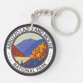 Nationaal park Abruzzo, Lazio en Molise Italië Sleutelhanger (Achterkant)
