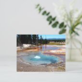 Nationaal park Abyss Pool Hot Springs Yellowstone Briefkaart (Staand voorkant)