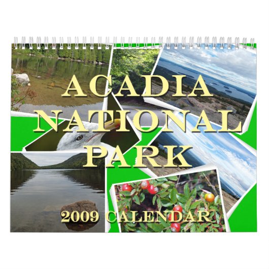 Nationaal park Acadia 2009 Agenda Kalender (Hoes)