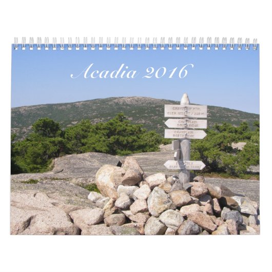 Nationaal park Acadia 2016 Kalender (Hoes)