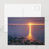 Nationaal park Acadia |Atlantische Oceaan Maine Briefkaart (Voorkant / Achterkant)