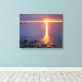 Nationaal park Acadia |Atlantische Oceaan Maine Canvas Afdruk (Insitu (Houten vloer))