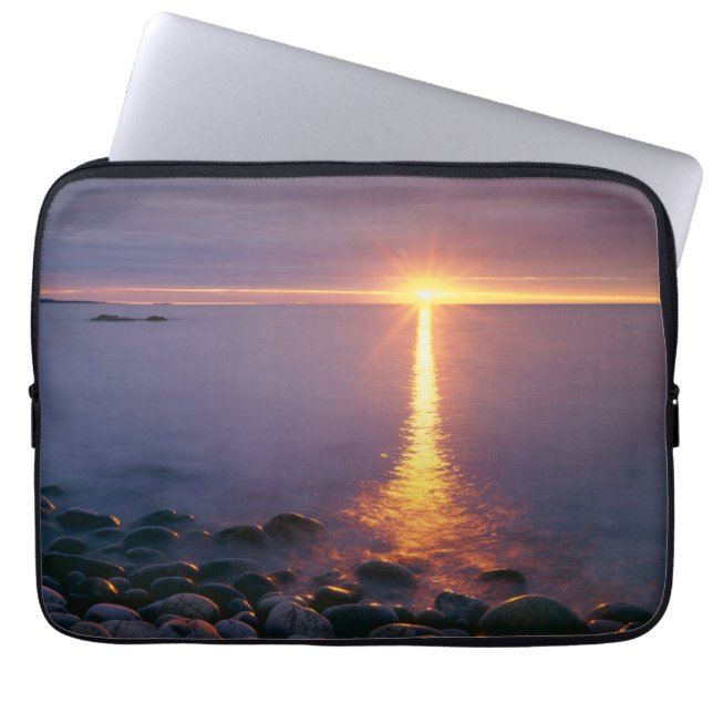 Nationaal park Acadia |Atlantische Oceaan Maine Laptop Sleeve (Voorkant)