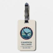 Nationaal park Acadia Bagagelabel (Achterkant verticaal)