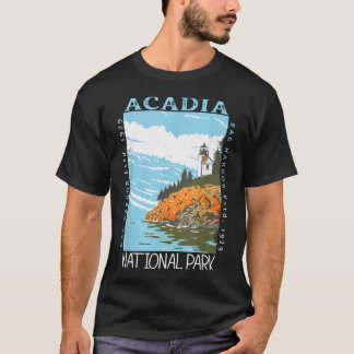 Nationaal park Acadia Bar Harbor Maine T-shirt