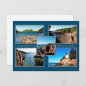 Nationaal park Acadia Best Uitzichten Briefkaart (Voorkant / Achterkant)