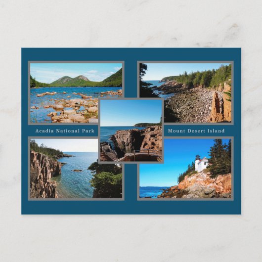 Nationaal park Acadia Best Uitzichten Briefkaart (Voorkant)