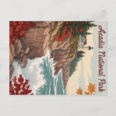 Nationaal park Acadia Briefkaart (Voorkant)