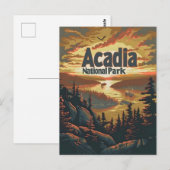 Nationaal park Acadia Briefkaart (Voorkant / Achterkant)