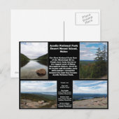 Nationaal park Acadia Briefkaart (Voorkant / Achterkant)