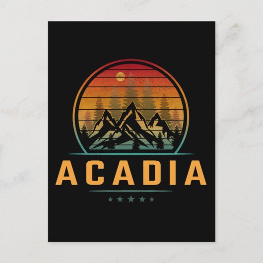 Nationaal park Acadia Briefkaart (Voorkant)