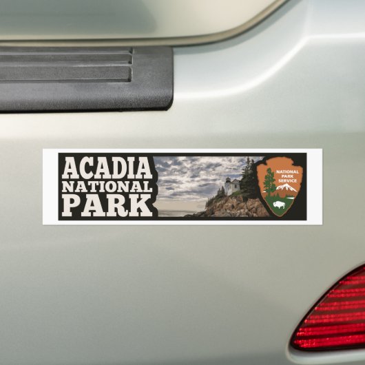 Nationaal park Acadia Bumpersticker (Op auto)