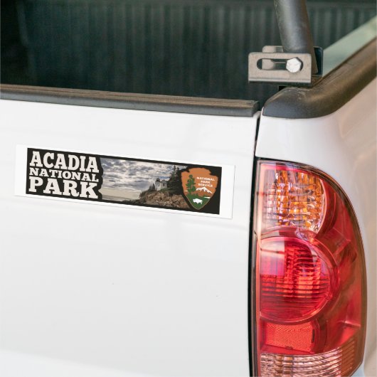Nationaal park Acadia Bumpersticker (Op Truck)