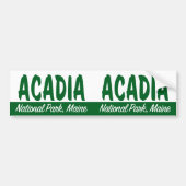 Nationaal park Acadia Bumpersticker (Voorkant)