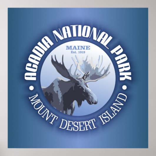 Nationaal park Acadia (Glades) Poster (Voorkant)