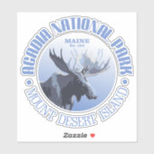 Nationaal park Acadia (Glades) Sticker (Vel)
