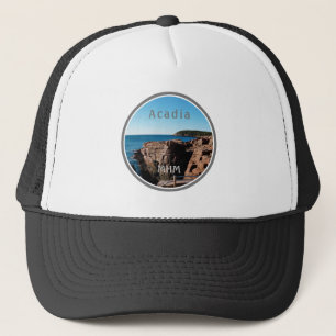 Nationaal park Acadia Gray Thunder Hole Trucker Pet