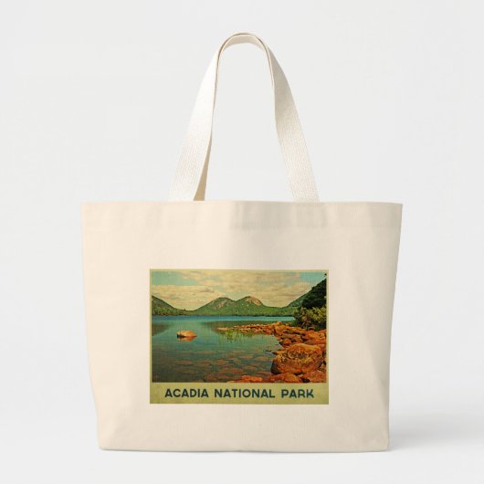 Nationaal park Acadia Grote Tote Bag (Voorkant)