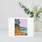 Nationaal park Acadia in het zuidwesten van de Bar Briefkaart (Staand voorkant)