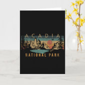 Nationaal park Acadia Kaart (Gele Bloem)