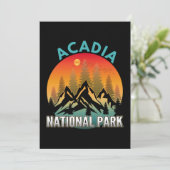 Nationaal park Acadia Kaart (Staand voorkant)