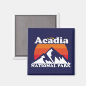 Nationaal Park  Acadia Magneet (Voorkant / Achterkant)