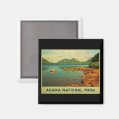Nationaal park Acadia Magneet (Voorkant / Achterkant)