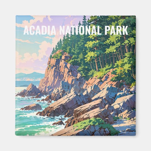 Nationaal park Acadia Magneet (Voorkant)
