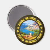 Nationaal park Acadia Magneet (Voorkant / Achterkant)