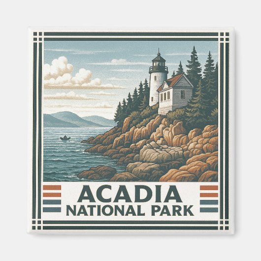 Nationaal park Acadia Magneet (Voorkant)