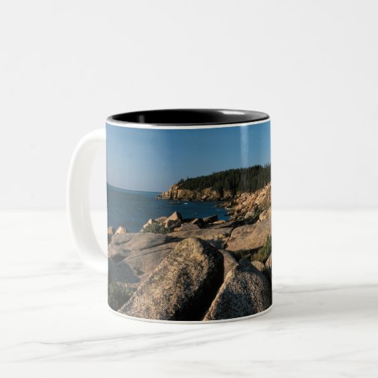 Nationaal park Acadia, Maine 2 Tweekleurige Koffiemok (Voorkant links)