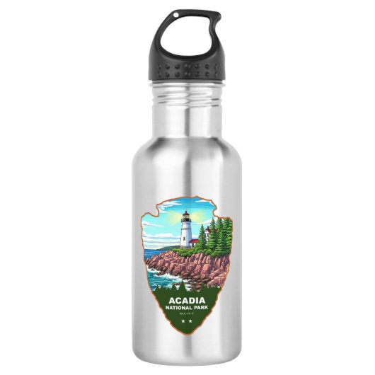 Nationaal park Acadia Maine Arrowhead Waterfles (Voorkant)