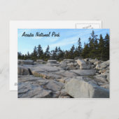 Nationaal park Acadia, Maine Briefkaart (Voorkant / Achterkant)