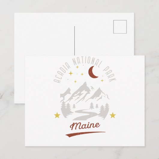  nationaal park Acadia Maine Briefkaart (Voorkant / Achterkant)