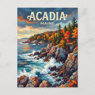 Nationaal park Acadia Maine Briefkaart