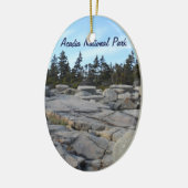 Nationaal park Acadia, Maine Keramisch Ornament (Links)