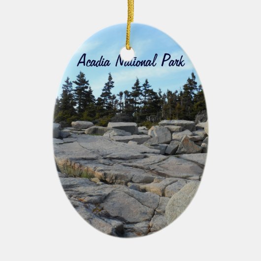 Nationaal park Acadia, Maine Keramisch Ornament (Voorkant)