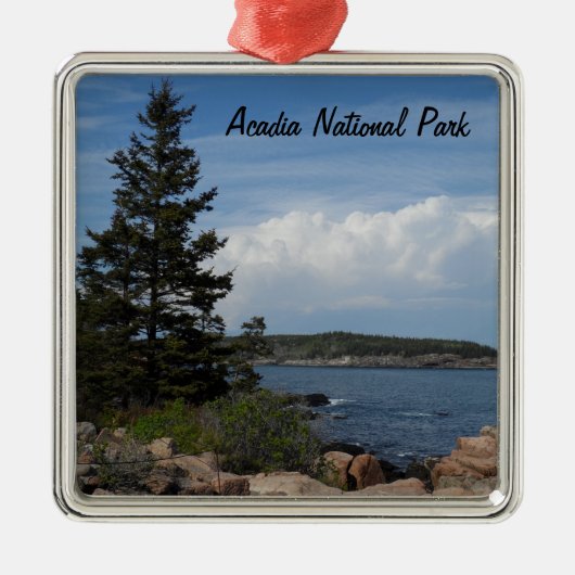 Nationaal park Acadia, Maine Metalen Ornament (Voorkant)