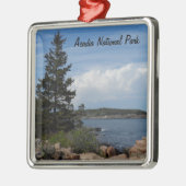 Nationaal park Acadia, Maine Metalen Ornament (Links)