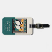 Nationaal park Acadia, Maine | Puffins Bagagelabel (Voorkant horizontaal)