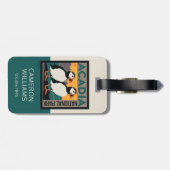 Nationaal park Acadia, Maine | Puffins Bagagelabel (Achterkant horizontaal)