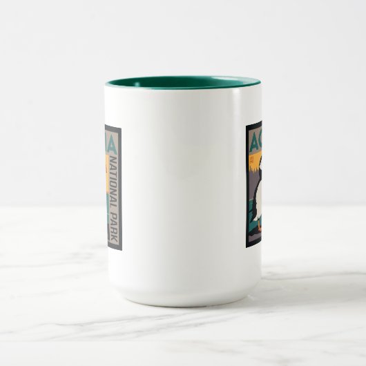 Nationaal park Acadia, Maine | Puffins Mok (Midden)